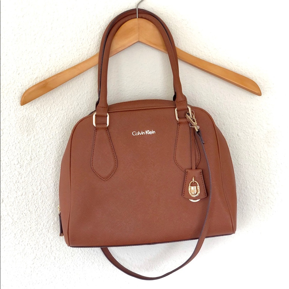 Calvin Klein brown tote bag